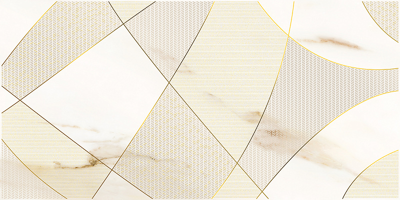 Декор Калакатта Королевская Геометрия/Calacatta Royal Geometria Azori